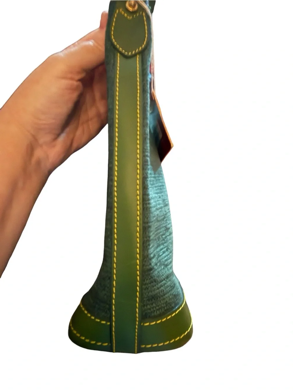 NWT Dooney & Bourke Green Canvas Leather Hobo Bag